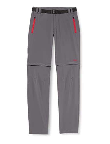 CMP Zip off Dry Function Trousers, Pants Boy's, Grey-Fire, 128