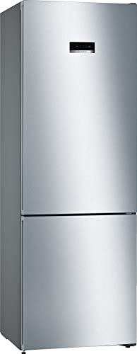 Bosch KGN49XIEA Serie 4 XXL - Frigorifero congelatore, 203 x 70 cm, extra largo, raffreddamento da 338 l + congelatore da 128 l, VitaFresh più a lungo, NoFrost non si sbrinano mai più, posizionamento