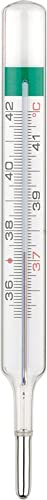 Geratherm Classico termometro analogico per febbre senza mercurio, precisione garantita a vita, made in Germany