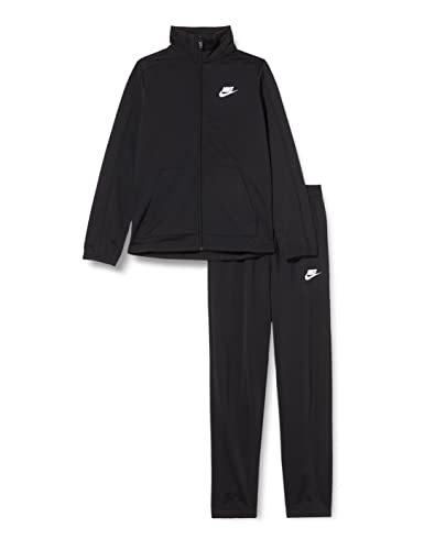 Nike U NSW Futura Poly Cuff TS Tuta da Ginnastica, Black/Black/Black/White, XL Unisex-Bambini