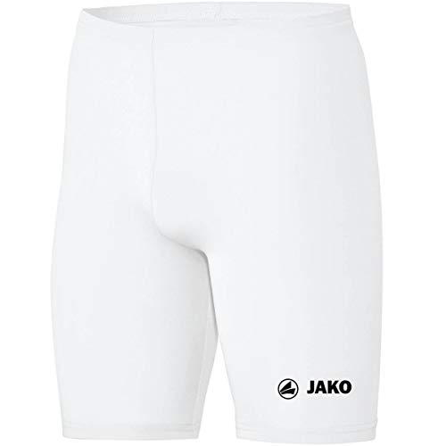 JAKO Basic 2.0 152 - Pantaloni Aderenti da Bambino, Colore: Bianco