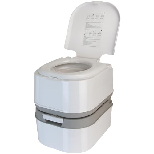 BB Sport Toilette Portatile 24l WC Chimico con Pompa a Pistone e Porta Carta-Igienica Altezza della Seduta 44 cm