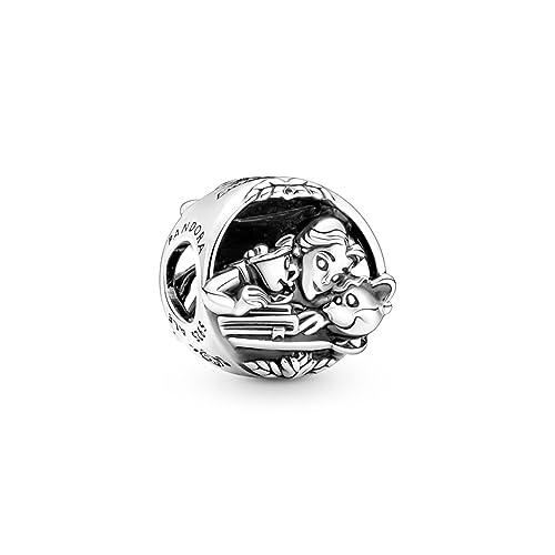 Pandora Charm Disney La Bella e la Bestia argento 790060C00, misura unica, Argento sterling, Nessuna pietra preziosa