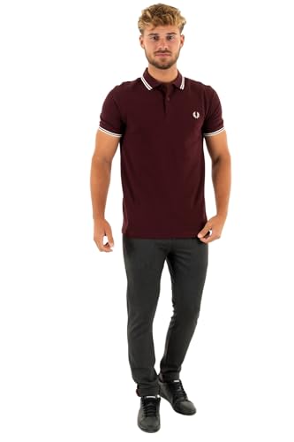 Fred Perry Polos Oxblood mm3600 597, Sangue di bue , M