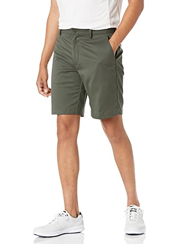 Amazon Essentials Pantaloncini da Golf Elasticizzati Slim Uomo, Verde Oliva, 29W