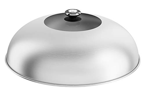 Feuerdesign Cupola acciaio inox/vetro con termometro per grill Feuerdesign
