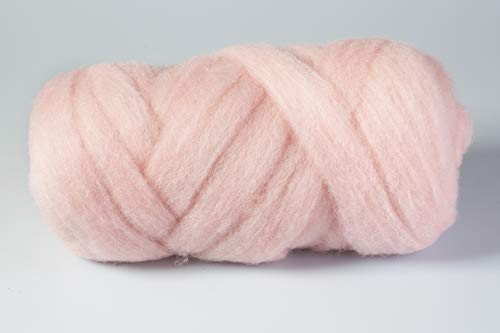 Chunky - Gomitolo di lana XXL rosa, XL in 12 colori, 100% naturale, super morbido al braccio XXL, per coperta, sciarpa, cuscini, plaid, Lehner Stylit, 390 g, spessore 3 4 cm