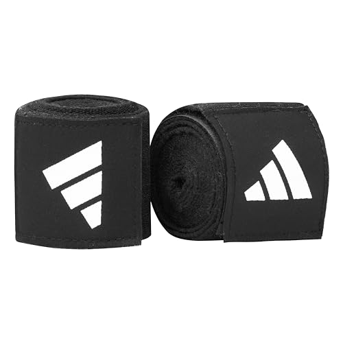 adidas Training Boxing Bandage, Fascia Unisex Adulto, Nero, 4,5 m