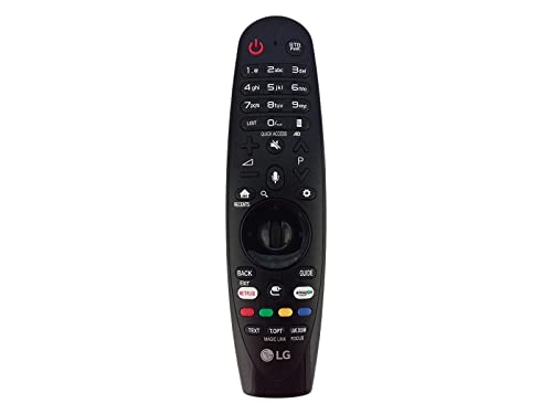 LG AN-MR650A Magic Remote - Telecomando puntatore e standard per LG Smart TV (WebOS 3.5), Nero