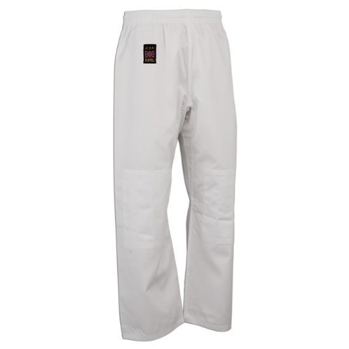 Playwell Pantaloni per Judo in Cotone Bianco Sbiaditi - 2/150cm