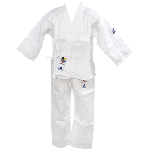 adidas Tuta Karate Bambini, Bianco, 180/190, K200E