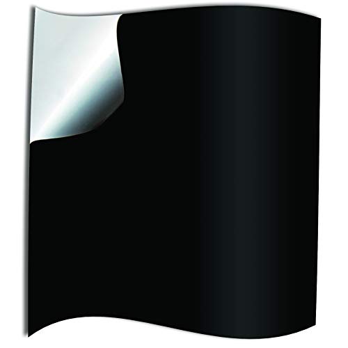 50 Pz Nero Adesivi per Piastrelle Formato 15 x 15cm Cucina Adesivi per Piastrelle per Bagno Cucina adesivi - Coperture per piastrelle in vinile piatto stampato in 2D sottile