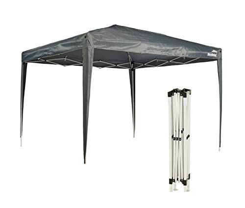 Maxxgarden gazebo pieghevole 3x3 M, impermeabile - pop-up - con borsa - protezione UV 50+ - tenda da giardino - Grigio