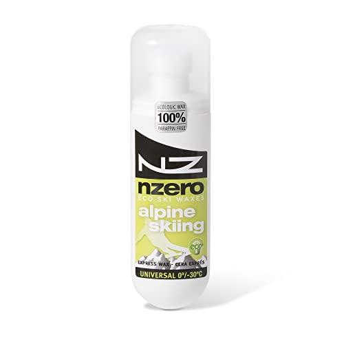 NZERO │ Sciolina liquida biologica per lo sci alpino | Adatta a tutte le condizioni di neve | Di origine vegetale | Sostenibile ed ecologica | 100 ml