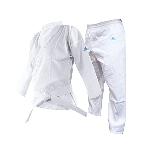 adidas Martial Arts Adistart Karate Uniform 7oz Arti Marziali Student Gi Unisex-Adulto, Bianco, 180 cm