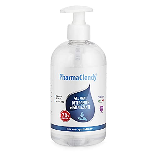 PharmaClendy - Gel Mani Detergente Igienizzante, 500Ml