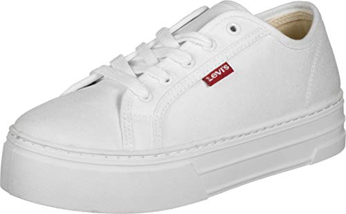 Levi's Tijuana, Sneaker Donna, Bianco (B White 50), 38 EU