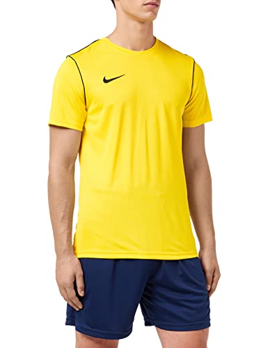 Nike M Nk Dry Park20 Top SS Maglietta a Maniche Corte da Uomo, Uomo, BV6883, Giallo/Nero (Tour Yellow/Black/Black), M