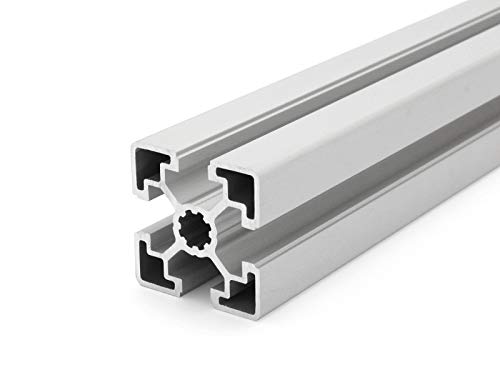 Profilo in alluminio 45x45L tipo B slot 10 (leggero), anodizzato argento - Lunghezze standard 1500mm