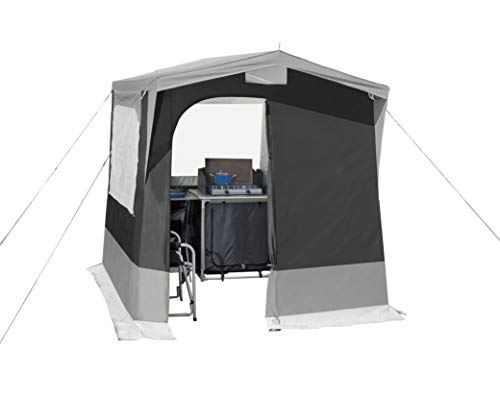 Aequator Delfi - Tenda cucinotto, 200 x 150 x 195/215 cm, 4 persone, per Campeggio & escursioni