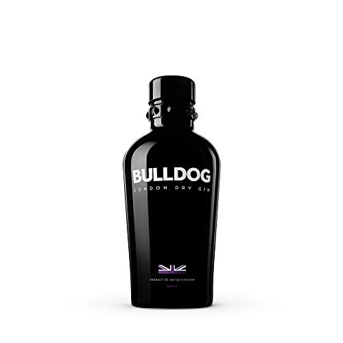 Bulldog London Dry Gin London Dry Gin a Base di 12 Piante Botaniche Differenti, 40% Vol, Bottiglia in Vetro da 70 cl