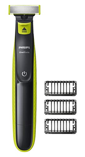 Philips OneBlade QP2520/25 – Rifinitore per barba, Profilatore, rifinisce e rade, con spina inglese