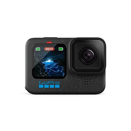 GoPro HERO12 Black - Action camera impermeabile con video Ultra HD 5.3K60, foto da 27 MP, HDR, sensore di immagine da 1/1,9', streaming live, webcam, stabilizzazione