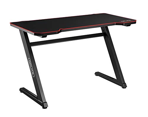 OPLITE - Tilt Gaming Desk - Gioco da tavolo con mouse pad integrato, piano a doppio spessore da 25 mm, gambe regolabili.