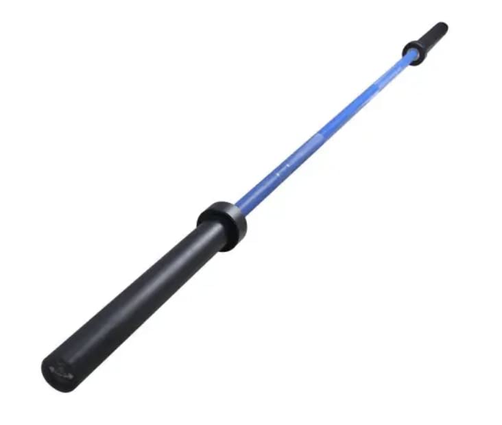 Barra di sollevamento pesi olimpica, 20 kg, colore: blu