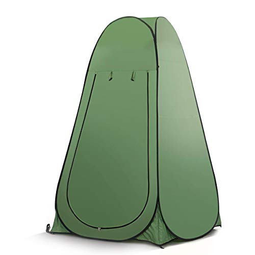 Tenda da doccia pop-up tenda da pesca per campeggio, spiaggia, all'aperto, riparo da sole, tenda da campeggio portatile con borsa per il trasporto, 120 x 120 x 190 cm