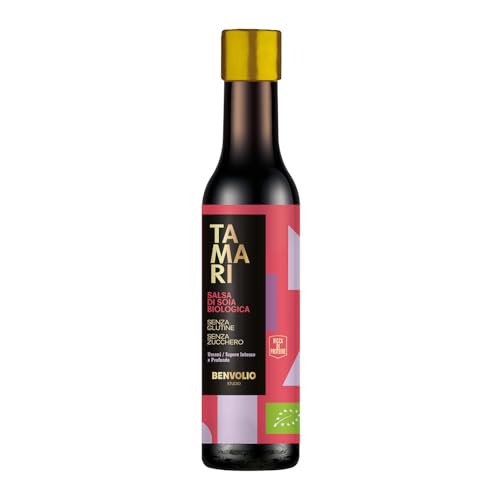 BENVOLIO Studio - Tamari Salsa di Soia Senza Glutine BIO | 250ml | Gusto Ricco ed Intenso - Fermentazione Naturale - Tradizione Giapponese - Ideale per Zuppe, Marinature, Insalate (TAMARI BIO)