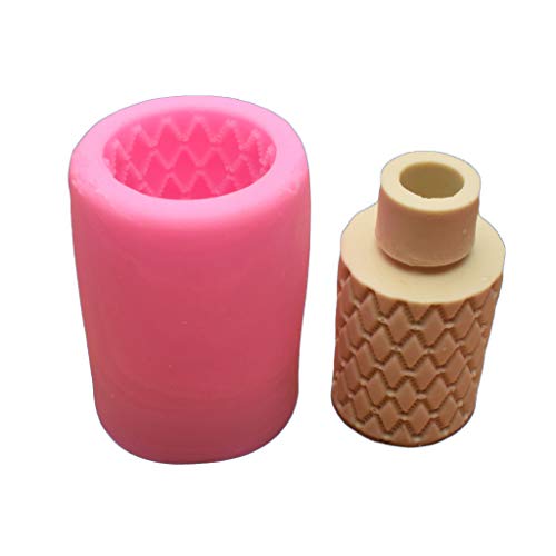 LLLucky Vaso di Fiori 3D Stampo in Silicone Vaso per urna di Fiori Stampo per colata di Resina in calcestruzzo Strumenti Rosa
