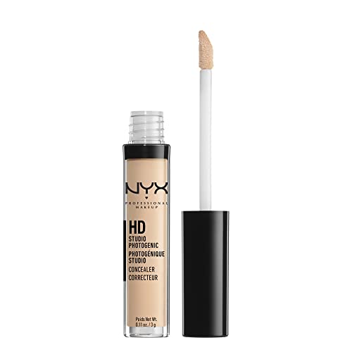 NYX Professional Makeup Correttore HD Photogenic, Per tutti i tipi di pelle, Copertura media, Tonalità: Light