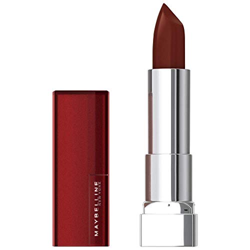 Maybelline New York Rossetto Color Sensational Matte Nudes, Texture Cremosa, Colore Intenso, Burgundy Blush (978)
