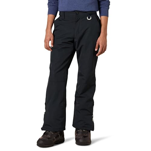 Amazon Essentials Pantaloni da Neve Isolati Impermeabili Uomo, Nero, XL