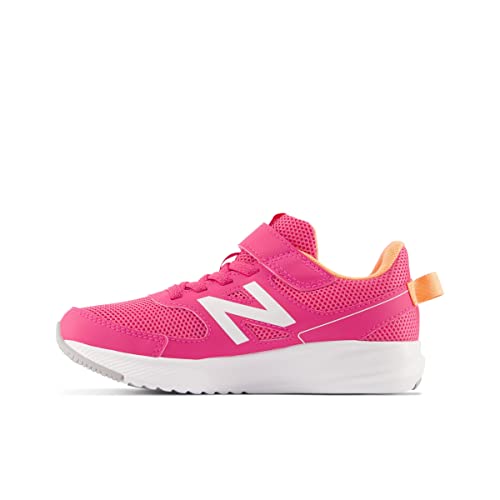 New Balance 570 v3 Bungee Lace with Hook And Loop Top Strap, Scarpe da Ginnastica, Pink, 28.5 EU