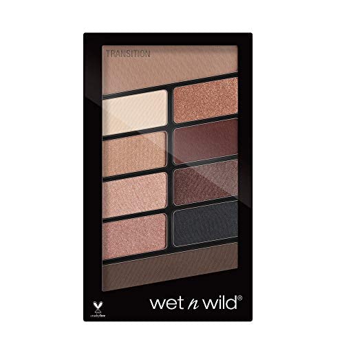 Wet n Wild - Color Icon 10 Pan Palette - Ombretti Occhi Makeup - 10 Colori, Mix di Finish Shimmer e Matte per Look Giorno e Sera - Tenuta Estrema, Facile da Sfumare - Vegan - Nude Awakening