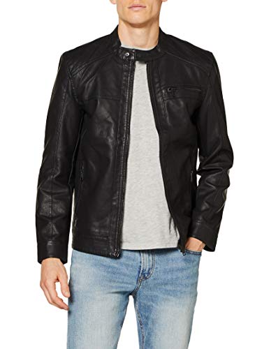 Only & Sons Faux leather jacket Leather look jacket Black l Black 1 L