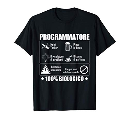 Regalo Programmatore Informatico Talento Tuttofare Maglietta