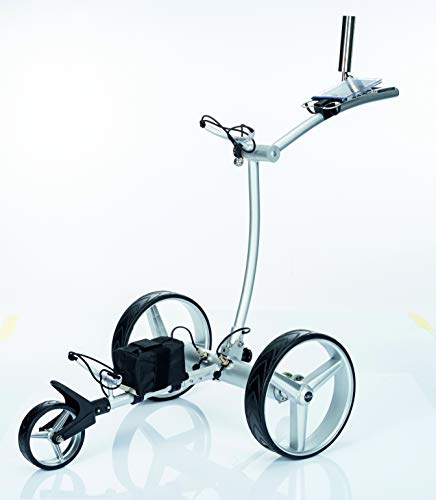 GT-AR - Trolley elettrico da golf con telecomando in alluminio, 10 accessori inclusi