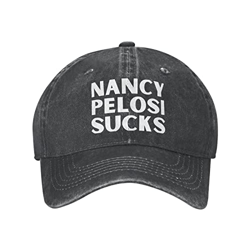 Cappellino Visiera Nancy Pelosi Fa Schifo Cappucci da Golf Protezione Solare Cappello da Baseball Taglia Unica Cappello Uomo per unità, Sport, Ragazze