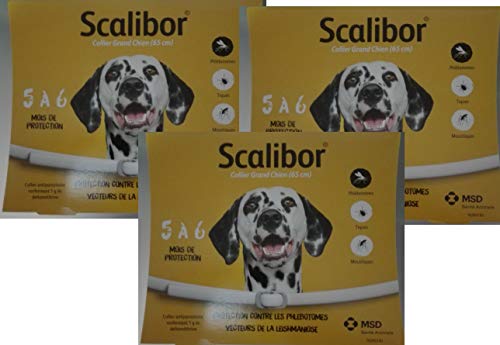 Scalibor 3 Collare Antiparassitario per Cani di Taglia Piccola e Media 48 cm