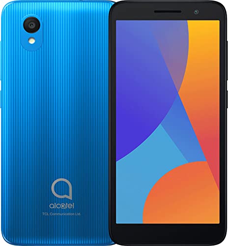 Alcatel 1 2021 – Smartphone 4G Dual Sim, Display 5', 16 GB per foto e app, 1GB RAM, compatto ed essenziale, Ultima versione Android 11 Go Edition, Camera, AI Aqua [Italia]