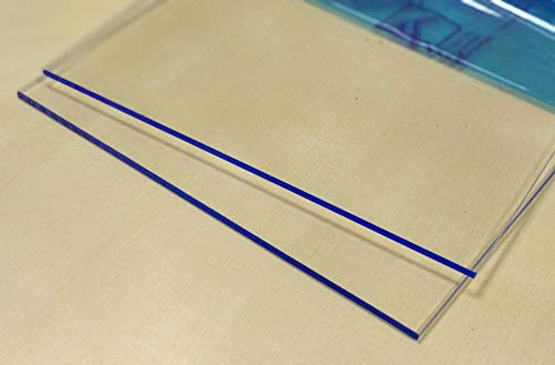 Laserplast Confezione da 5 unità - metacrilato trasparente 3 mm 20 x 20 cm - Piastra in metacrilato - Placca acrilica trasparente 5 pezzi 20 x 20 cm