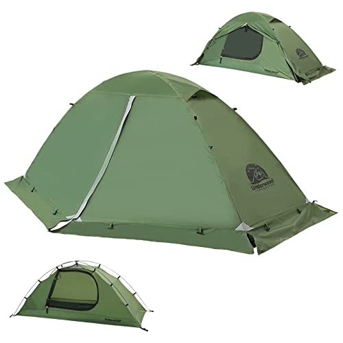 Tenda da Campeggio per 1 Persona - Tenda Impermeabile per 4 Stagioni, Tenda Ultraleggera per 1 Posti per l'inverno, Tenda per l'esterno, l'escursionismo, il Trekking di Underwood Aggregator