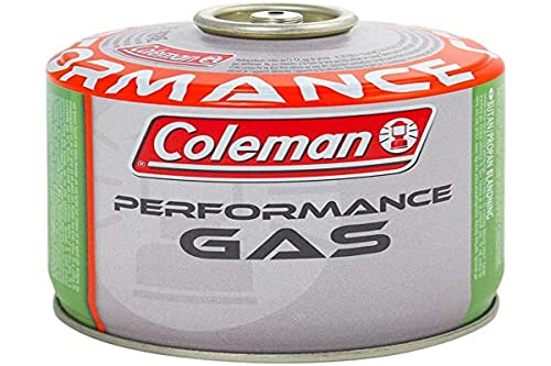 Coleman C300 Performance Bombola Gas con Valvola, per Fornelli da Campeggio, Cartuccia Compatta e Richiudibile
