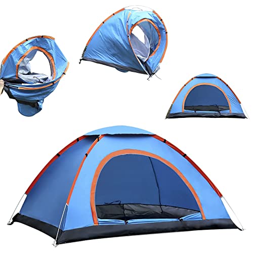 Tenda Campeggio 2 Posti, Tenda da Campeggio Automatica Igloo, da Festival, Impermeabile, per Outdoor, Trekking, Viaggi, Escursionismo