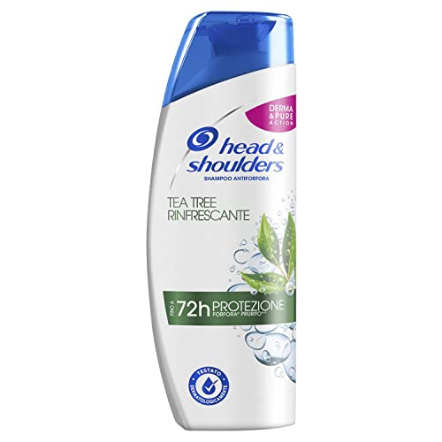 Head & Shoulders Tea Tree Rinfrescante Antiforfora Shampoo, 250ml