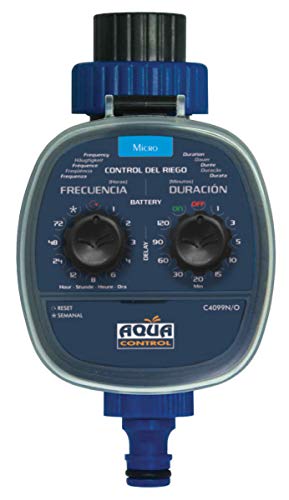 Aqua Control C4099O Programmatore d'irrigazione da giardino, per tutti i tipi di rubinetti, apertura a 0 bar. Vecchio C4099N