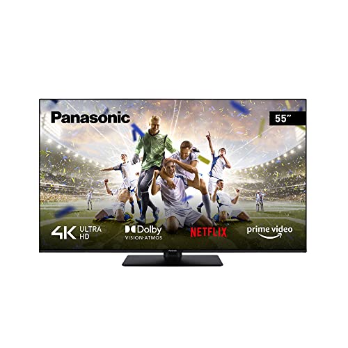 Panasonic TX-55MX600E, Linux Smart 2023 TV LED 4K Ultra HD 55 Pollici, High Dynamic Range (HDR), Dolby Atmos e Dolby Vision, Supporto Assistente Google e Amazon Alexa, Bluetooth, Nero